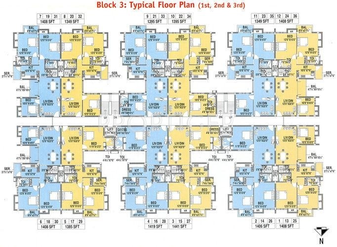 Images for Cluster Plan of DABC Gokulam Phase I
