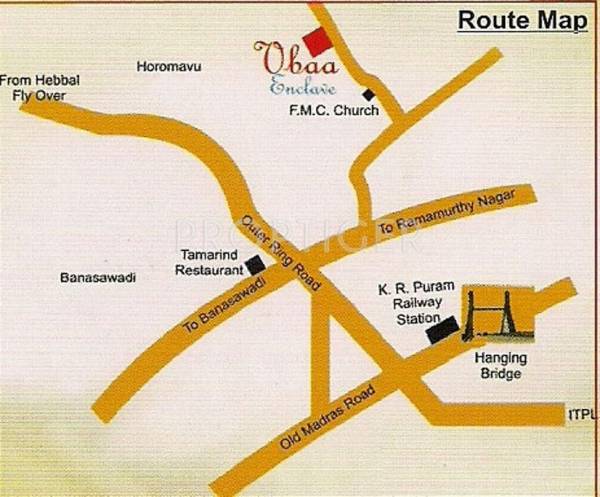 Reyan Infra Vbaa Enclave Location Plan