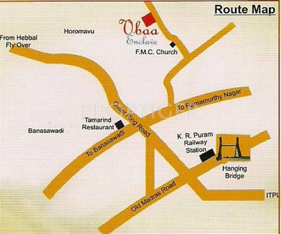 Reyan Infra Vbaa Enclave Location Plan