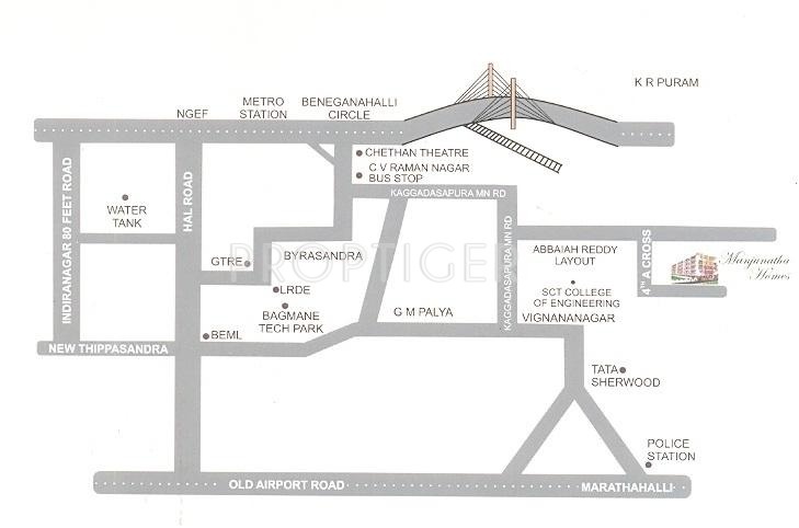  manjunatha-homes Images for Location Plan of AR Manjunatha Homes