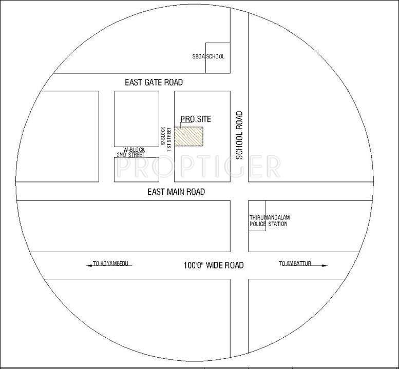 Images for Location Plan of  Woodcreek Apartment