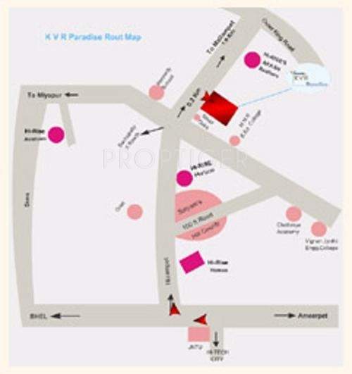  kvr paradise Images for Location Plan of  KVR Paradise