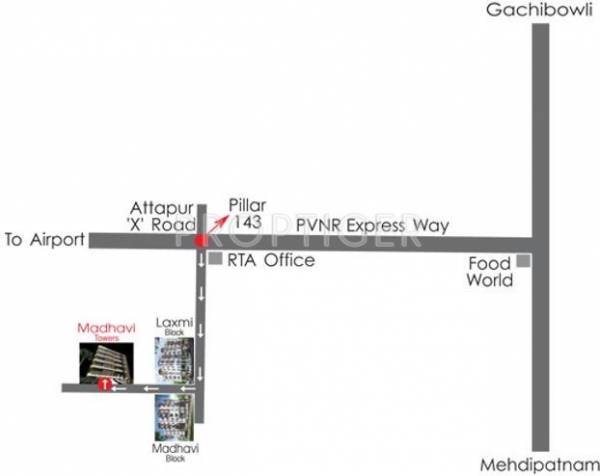 Images for Location Plan of Rami Reddy Madhavi Towers