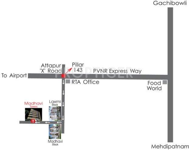 Images for Location Plan of Rami Reddy Madhavi Towers