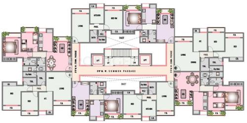  residency Images for Cluster Plan of Kavya Residency