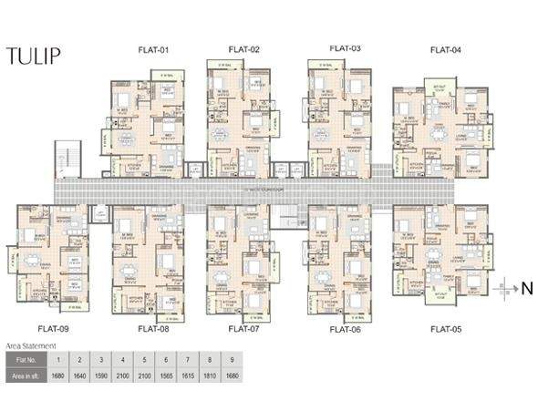Images for Cluster Plan of Sankalp Gardenia Towers