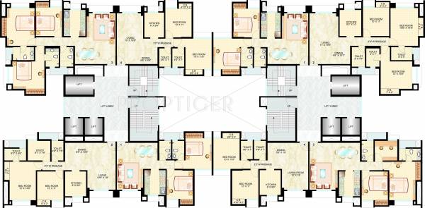  vihar Images for Cluster Plan of Dosti Vihar