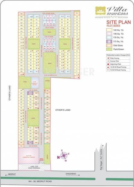 Images for Site Plan of Ashiana Villa Anandam