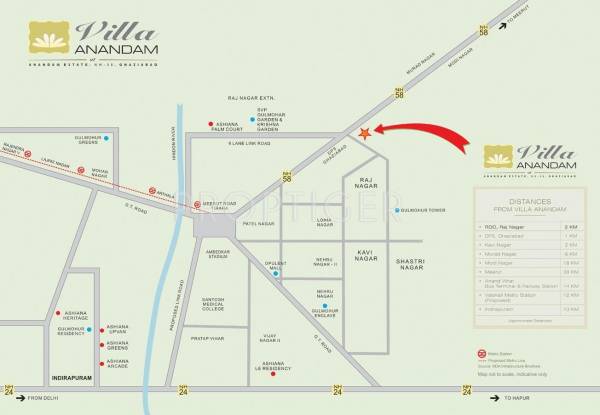 Images for Location Plan of Ashiana Villa Anandam