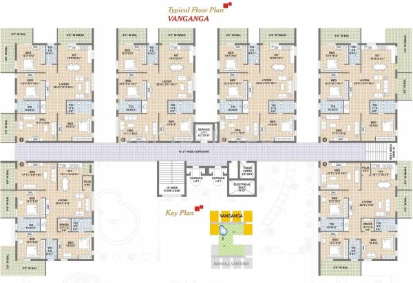 Images for Cluster Plan of Sree Hima Sai Lake View Towers Images for Cluster Plan of Sree Hima Sai Lake View Towers