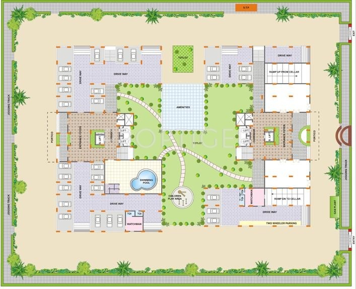 Images for Master Plan of Sree Hima Sai Lake View Towers