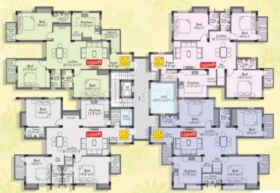 Images for Cluster Plan of Green Peace Ajanta