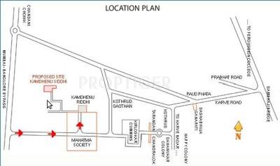 Mutha Group Kamdhenu Siddhi Location Plan