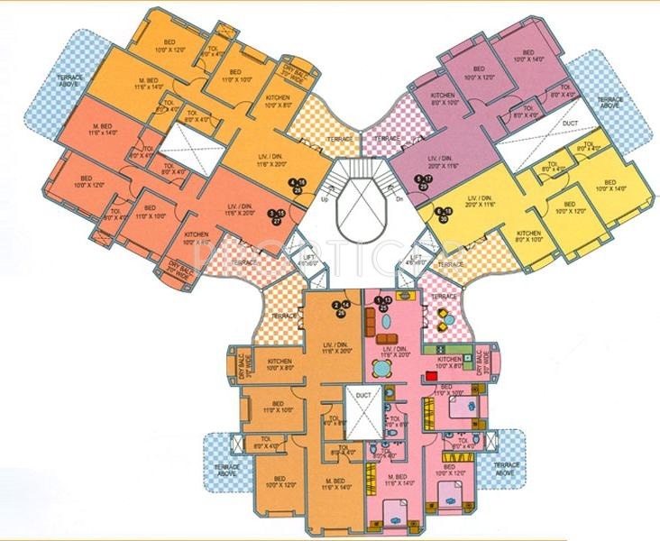 Images for Cluster Plan of Karan Developers Palms