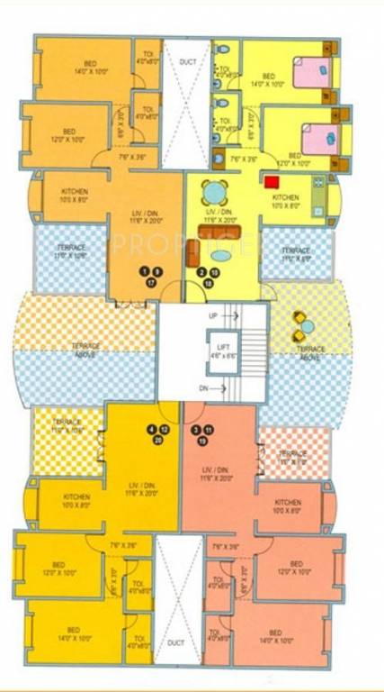 Images for Cluster Plan of Karan Developers Palms