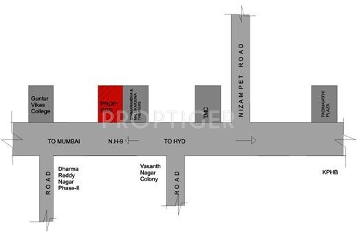Images for Location Plan of Bhavya Akhila Exotica