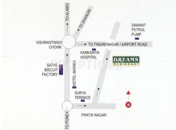 Images for Location Plan of Dreams Corporation Residency