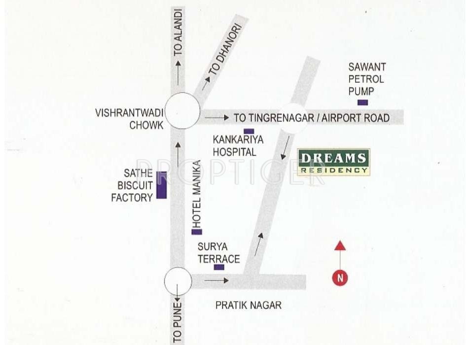 Images for Location Plan of Dreams Corporation Residency