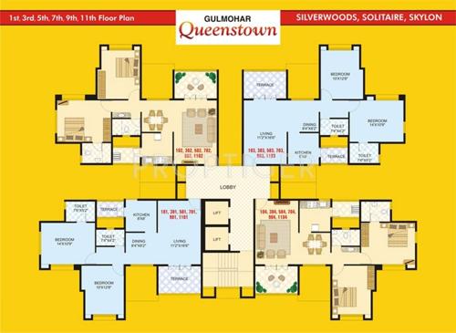 Images for Cluster Plan of Gulmohar Queenstown queenstown Images for Cluster Plan of Gulmohar Queenstown