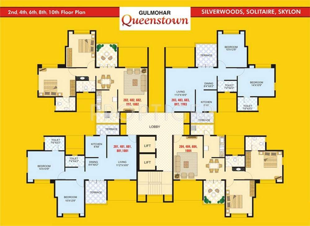  queenstown Images for Cluster Plan of Gulmohar Queenstown