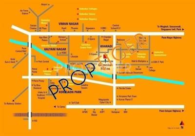 Gulmohar Development Helios Location Plan