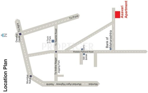 Images for Location Plan of Gajra Asavari Apartment