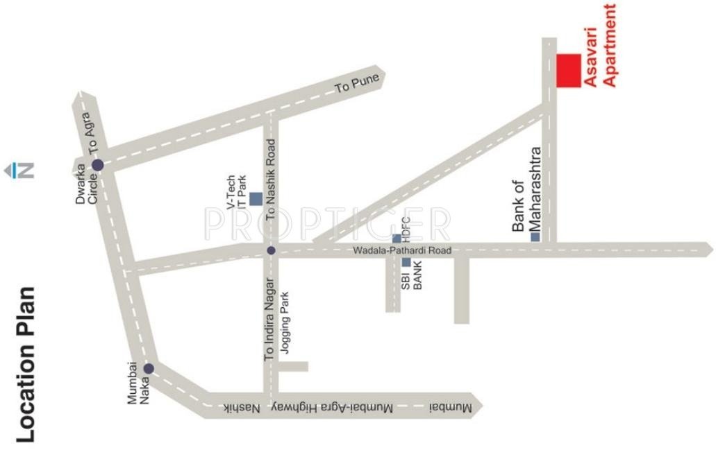 Images for Location Plan of Gajra Asavari Apartment