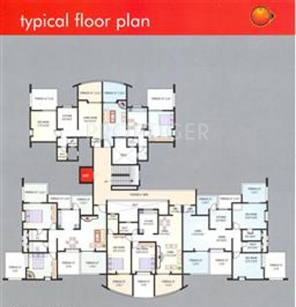  symphony Single Tower Cluster Plan