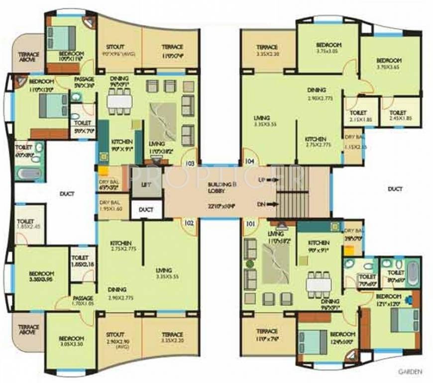 oasis Tower 2 Cluster Plan