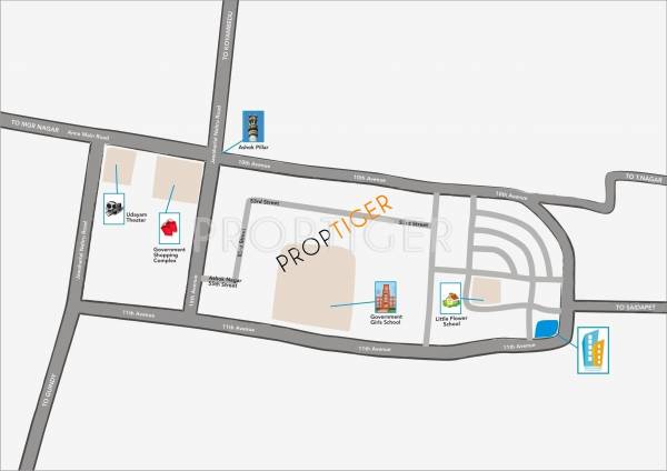 Images for Location Plan of Landmark Construction Mahalakshmi