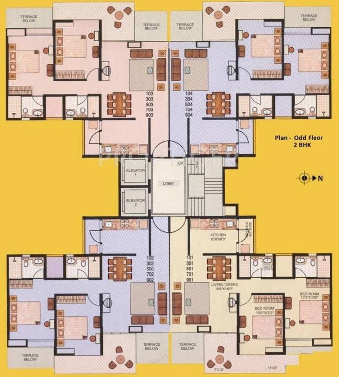  orchids Ruby Cluster Plan