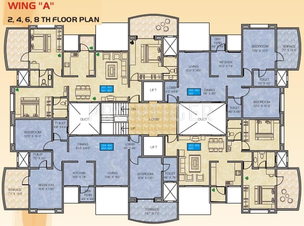 Images for Cluster Plan of Try Kanchan Vastu