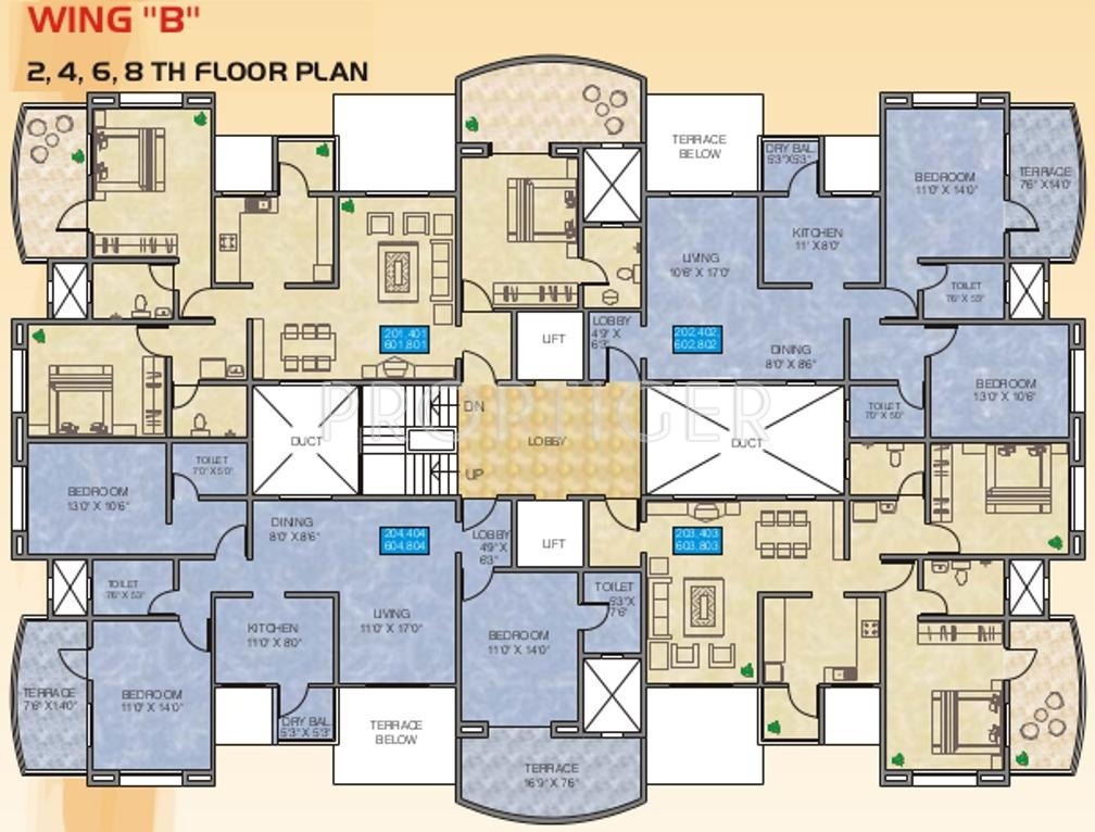 Images for Cluster Plan of Try Kanchan Vastu