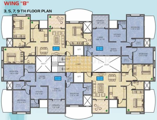 Images for Cluster Plan of Try Kanchan Vastu
