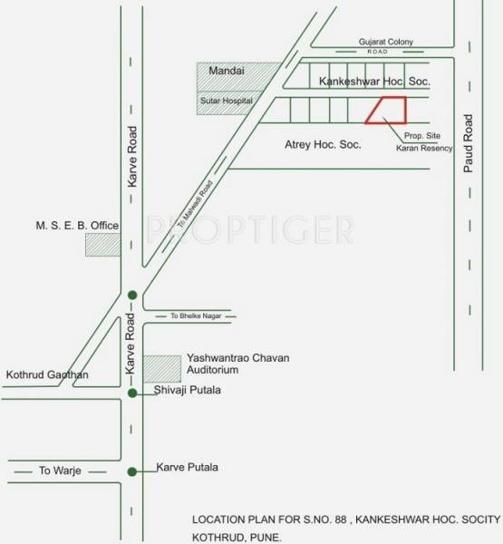  regency Images for Location Plan of Karan Developers Regency