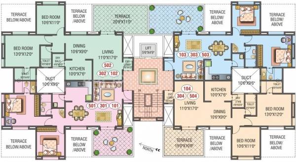 Images for Cluster Plan of Kalaapi Construction Zennia