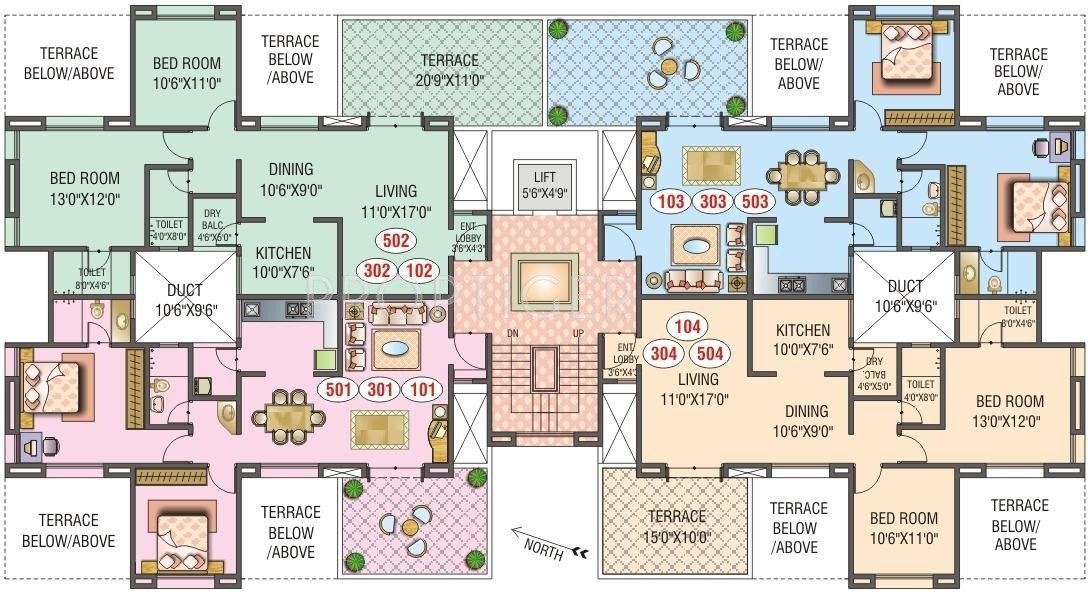 Images for Cluster Plan of Kalaapi Construction Zennia