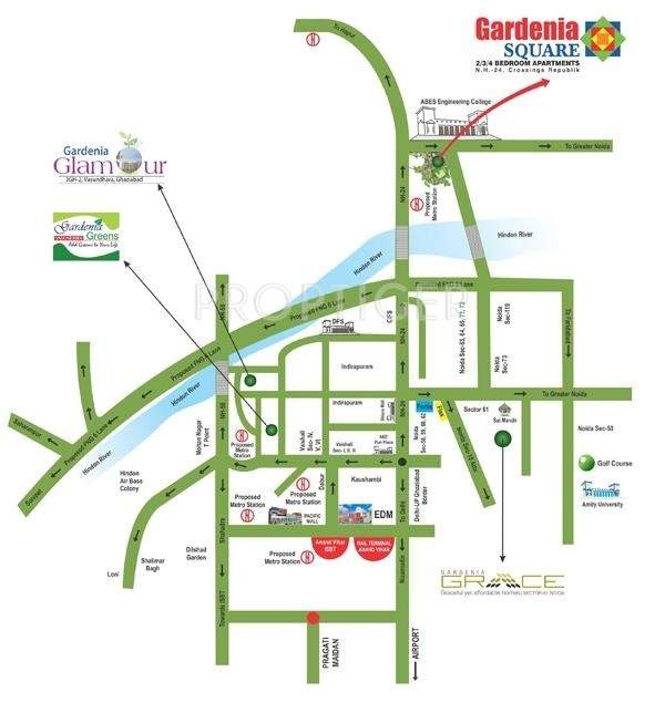  square Images for Location Plan of Gardenia Square