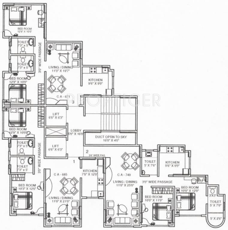 Images for Cluster Plan of Agarwal Infinity Height