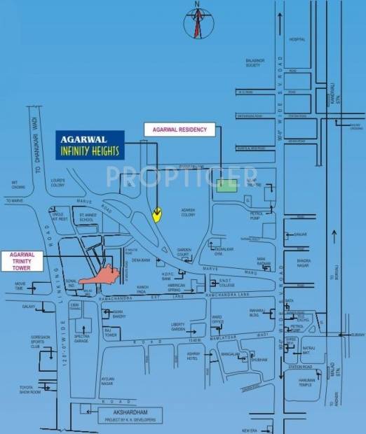 Images for Location Plan of Agarwal Infinity Height