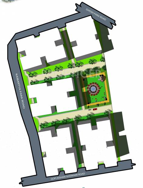 N K Louha Udyog Gitanjali Apartment Site Plan