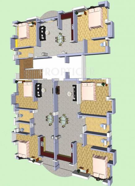 Images for Cluster Plan of N K Louha Udyog Gitanjali Apartment
