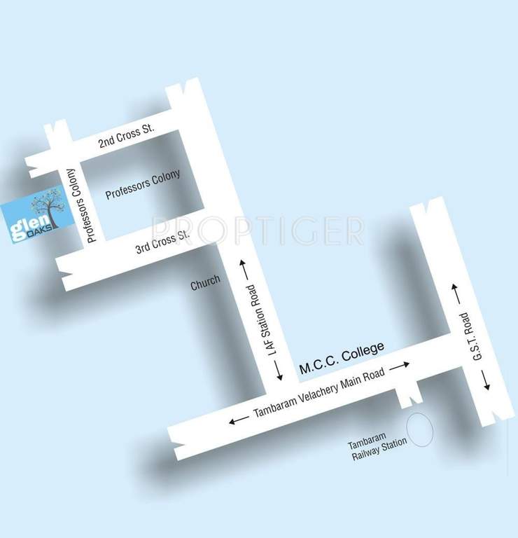  glen oaks Images for Location Plan of Jain Glen Oaks