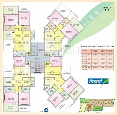 Images for Cluster Plan of Kalaapi Construction Meghvarsha