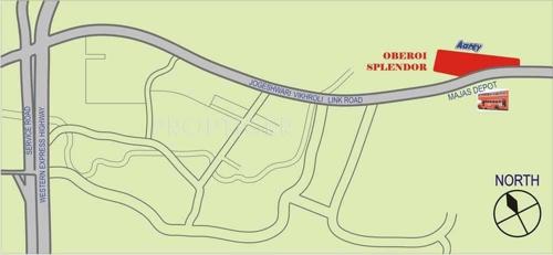 Images for Location Plan of Oberoi Splendor splendor Images for Location Plan of Oberoi Splendor