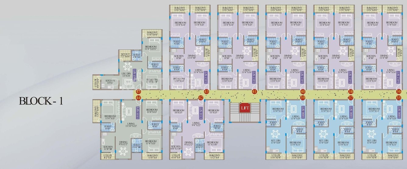  calyx Block A Cluster Plan