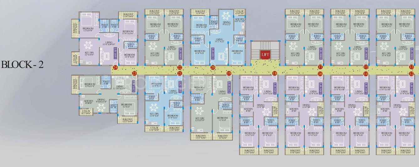  calyx Block A Cluster Plan