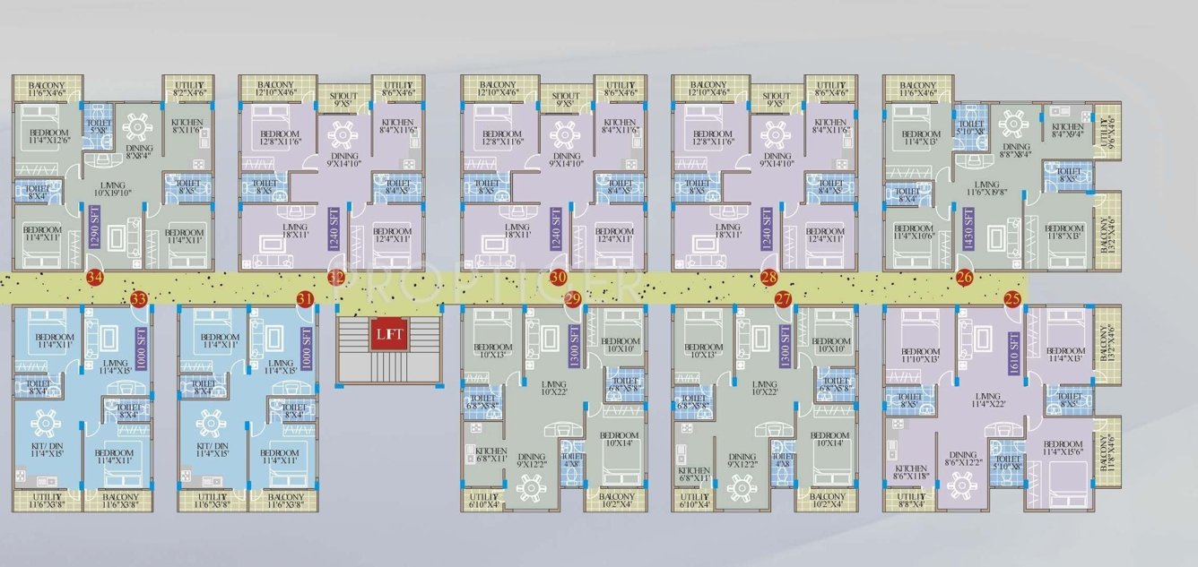  calyx Block B Cluster Plan