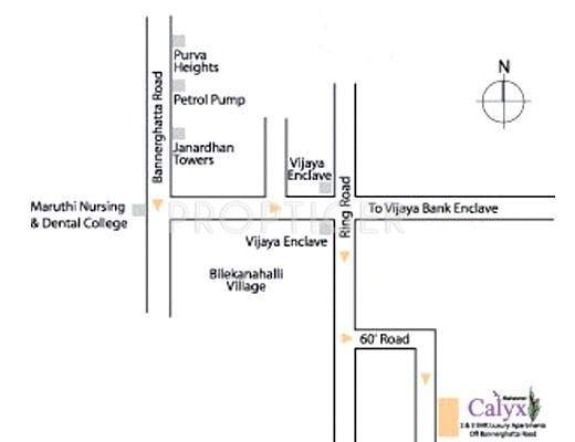  calyx Images for Location Plan of Mahaveer Calyx