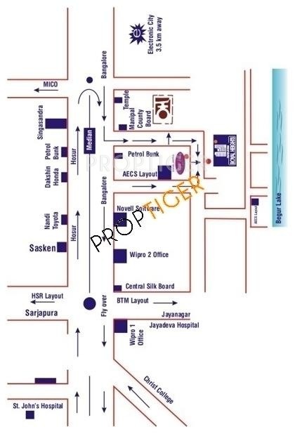 Images for Location Plan of Aratt Divya Jyothi Royal Heights